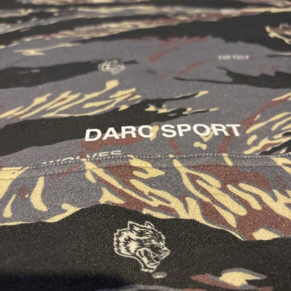 Darc Sport Respect US Raglan French Terry STONE TIGER CAMO HOODIE NWT Small - Picture 2 of 13